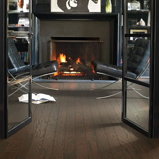 SHAW ALBRIGHT R.OAK ENGINEERED HARDWOOD - COFFE BEAN - 3.25"W X 3/8" T ( 23.76 SQFT / BOX )