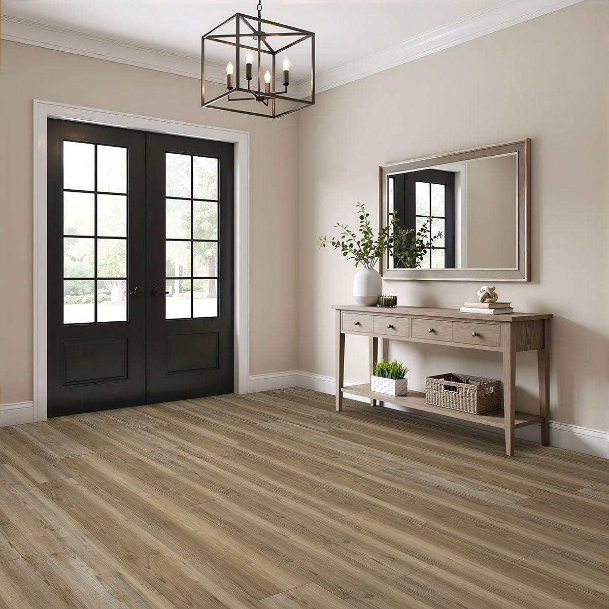 MSI XL Prescott Brookings 9 in. x 60 in. 6.5mm Rigid Core Luxury Vinyl Plank Flooring, Click Lock, Waterproof, 20 MIL Wear Layer
