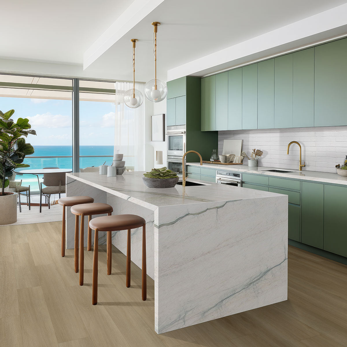 MSI-Laurel Reserve Flaxen 8MM 22MIL 9" X 48" Click Lock Waterproof Luxury Vinyl Plank Flooring (20.96sqft/Box)