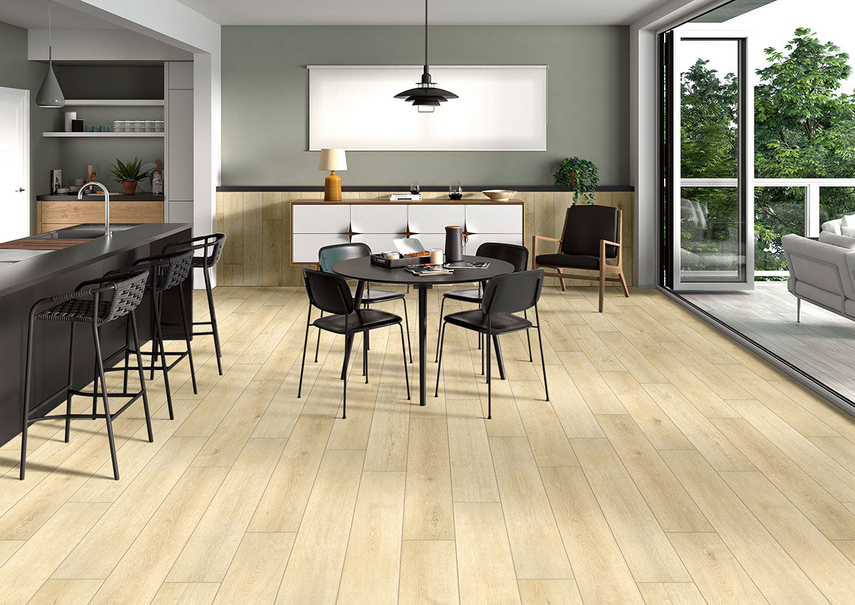 SMITHCLIFFS-GLENBURY OAK 7" X 48" - 10MM 22MIL CLICK LOCK WATERPROOF RIGID CORE (17.95/BOX)