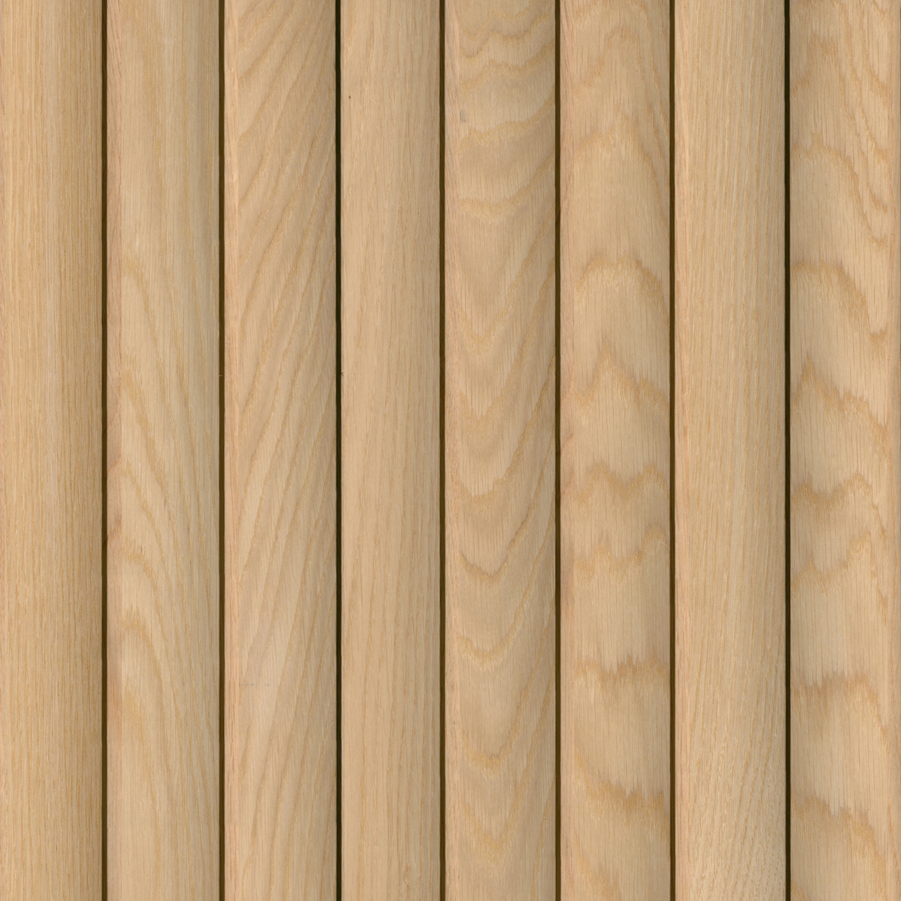 MSI Natural Reeded 3D Fluted Wood Slat Acoustic Sound Absorbing