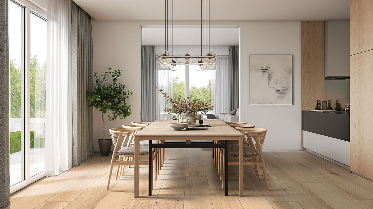 MSI McCarran-Tualatin Blonde Engineered Hardwood 9.5"W X 86"L 5/8 Thickness 4MM Veneer (34.1sqft/Box)