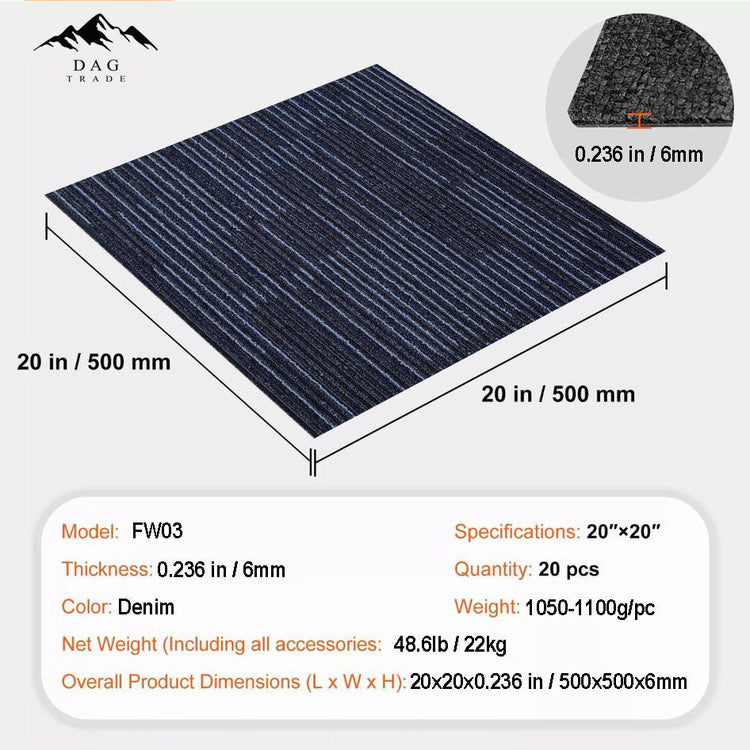 Carpet Tile 20x20