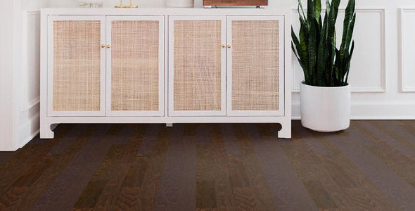SHAW ALBRIGHT R.OAK ENGINEERED HARDWOOD - COFFE BEAN - 3.25"W X 3/8" T ( 23.76 SQFT / BOX )