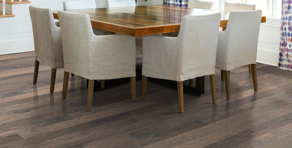 SHAW HIGH PLAINS 5 NOMADIC  HICKORY ENGINEERED HARDWOOD - 5"W X 3/8" T (23.76 SQFT / BOX)