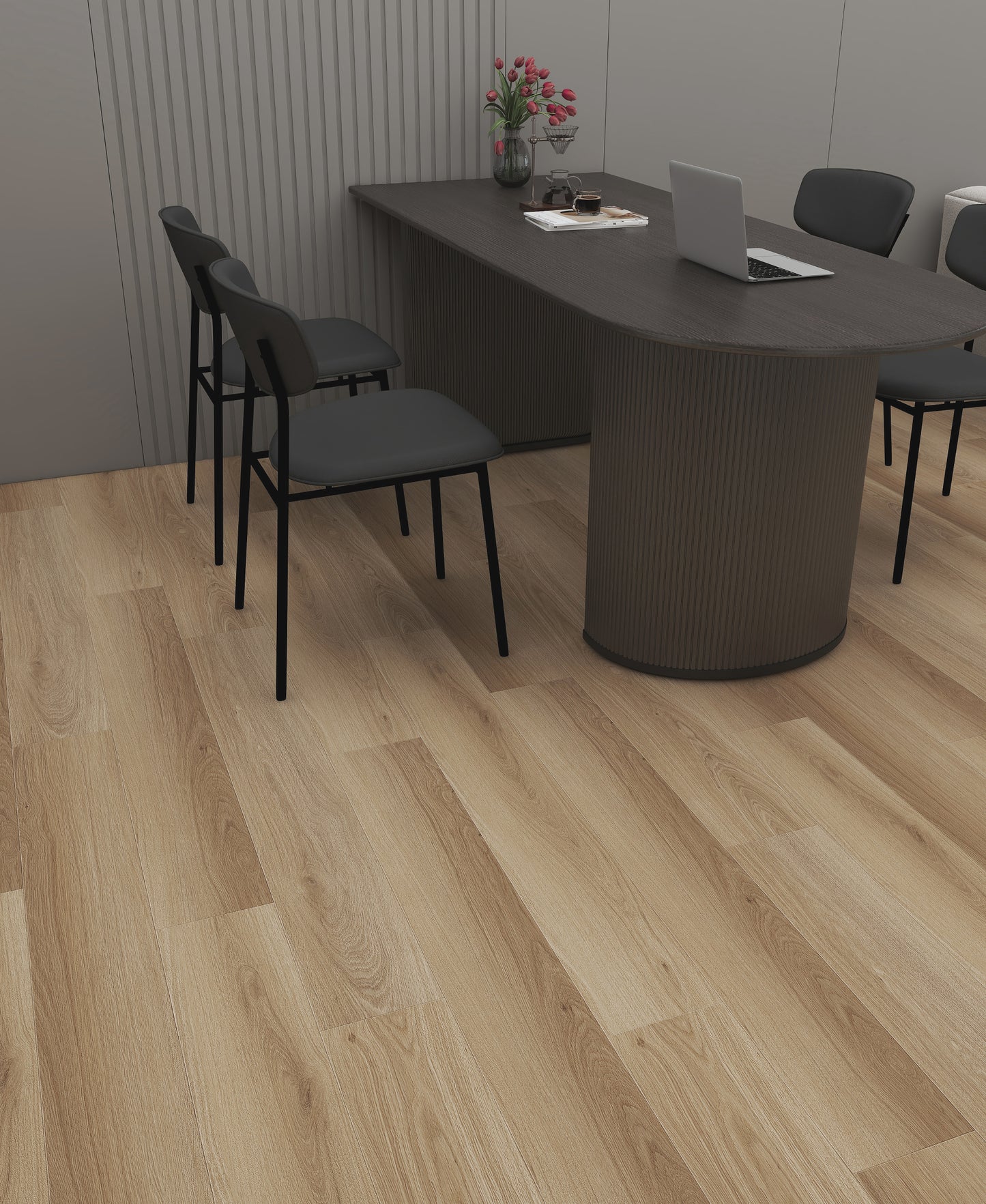 Citadel - Azuli Oak 8MM 32MIL Wear layer Ceramic Shield Coating  9" X 48" Click Lock Waterproof Luxury Vinyl Plank Flooring (21.45 SQFT per box)