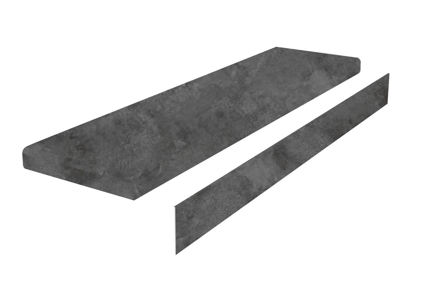Rock-Pro Aftermath Classic V2 Stair Tread With Riser 1.57 in. T x 51.08 in. L x 11.81 in. W Molding