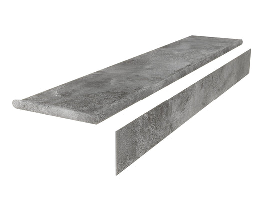 Rock-Pro Aftermath Premium Stair Tread With Riser 0.98 in. T x 51.18 in. L x 11.81 in. W Molding