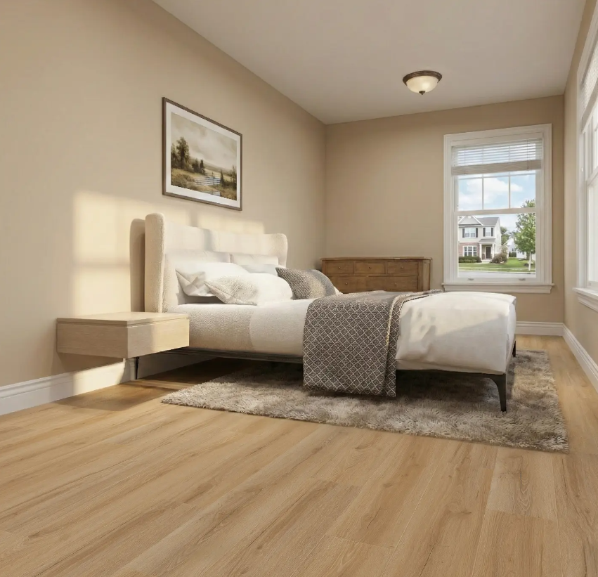 Montclair-Durban Oak 6.5MM 22MIL Ceramic Coating 7" X 48" Click Lock Waterproof Luxury Vinyl Plank Flooring (19.16sqft/Box)