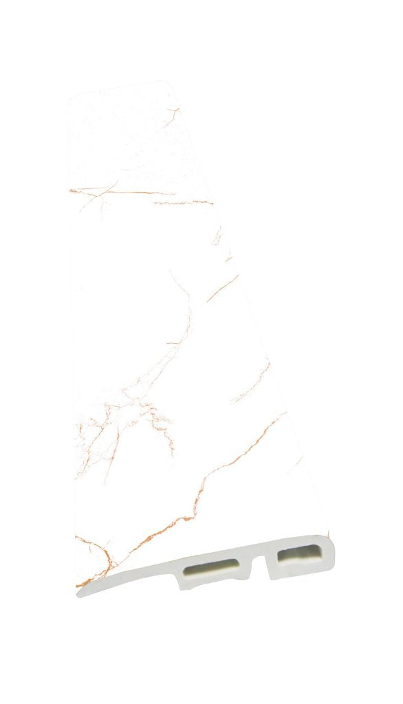 Rock-Pro Firenze Gold  End Cap 0.39 in. T x 94.49 in. L x 1.77 in. W Vinyl Molding for Luxury Vinyl Flooring