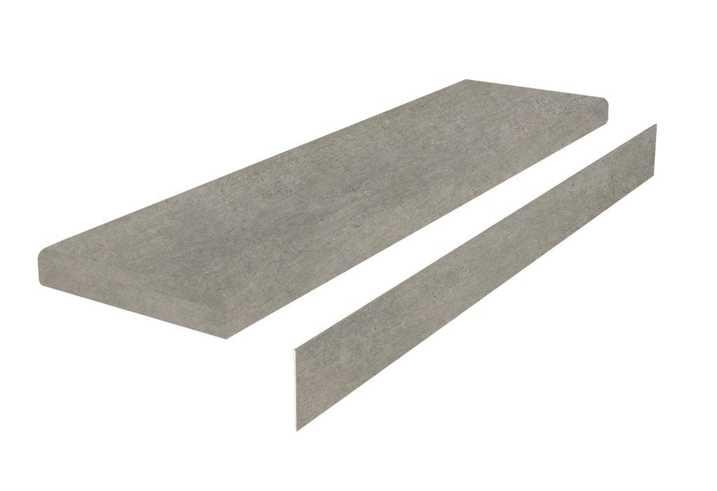 Rock-Pro Fondazione Classic V2 Stair Tread With Riser 1.57 in. T x 51.08 in. L x 11.81 in. W Molding