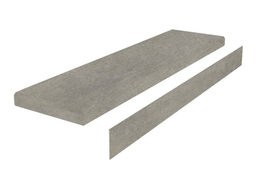 Rock-Pro Fondazione Classic V2 Stair Tread With Riser 1.57 in. T x 51.08 in. L x 11.81 in. W Molding