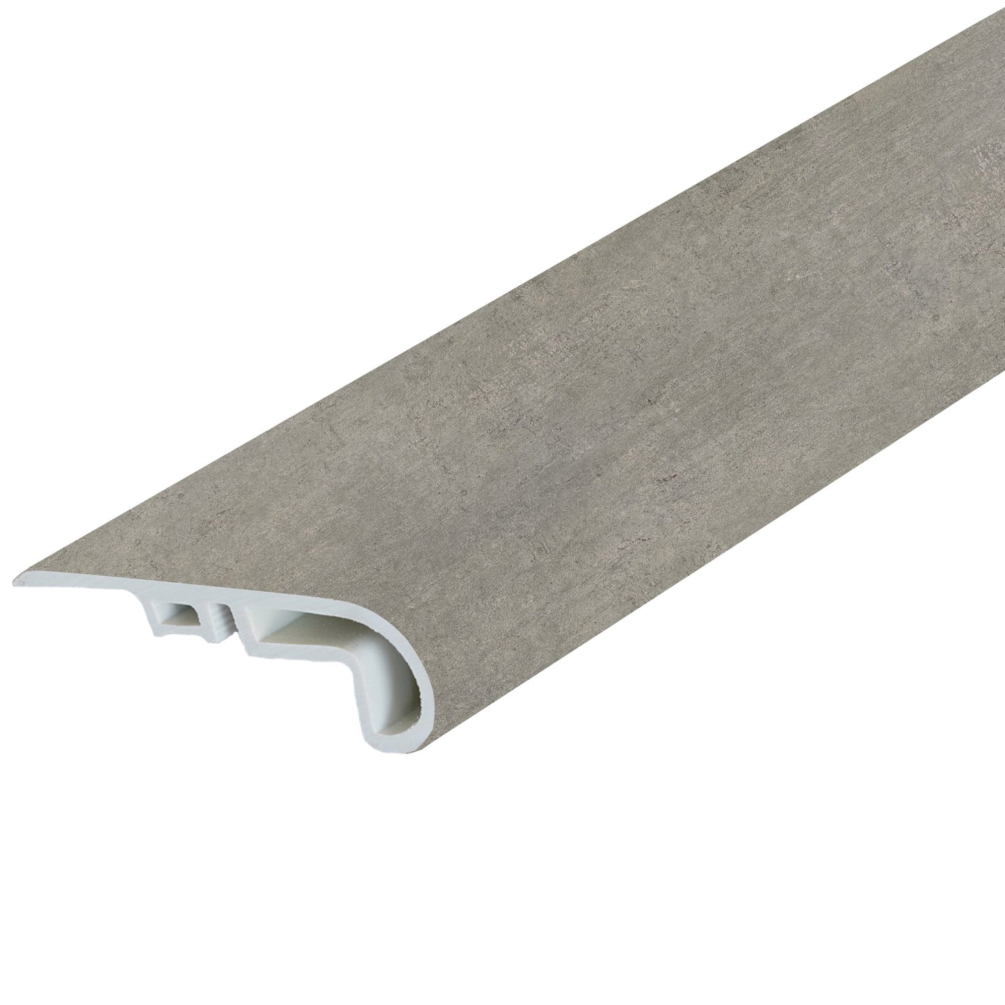 Rock-Pro Fondazione Stair Nose 0.71 in. T x 94.49 in. L x 2.17 in. W Vinyl Molding for Luxury Vinyl Flooring