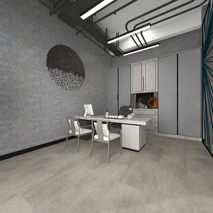 Rock Pro Fondazione 12 in. x 24 in. 7mm Luxury Vinyl Plank Flooring, Click Lock, Waterproof, 22 MIL Wear Layer, 16.02 sq.ft/Box