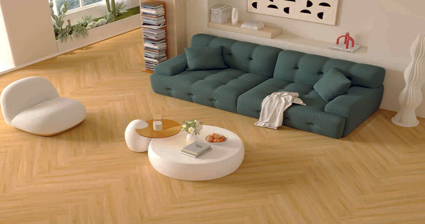 Golden Oak  6.5MM 22MIL 7"W X 48"L Click Lock Waterproof Luxury Vinyl Plank Flooring (19.05 sq.ft./ctn)