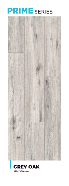 Grey Oak 6.5MM 22MIL 7"W X 48"L Click Lock Waterproof Luxury Vinyl Plank Flooring (19.05 sq.ft./ctn)