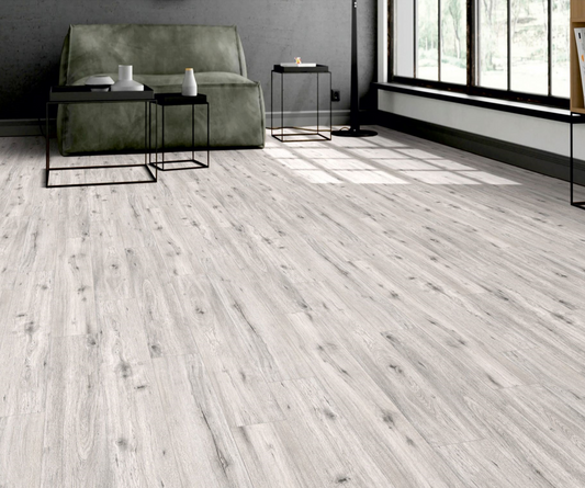 Grey Oak 6.5MM 22MIL 7"W X 48"L Click Lock Waterproof Luxury Vinyl Plank Flooring (19.05 sq.ft./ctn)