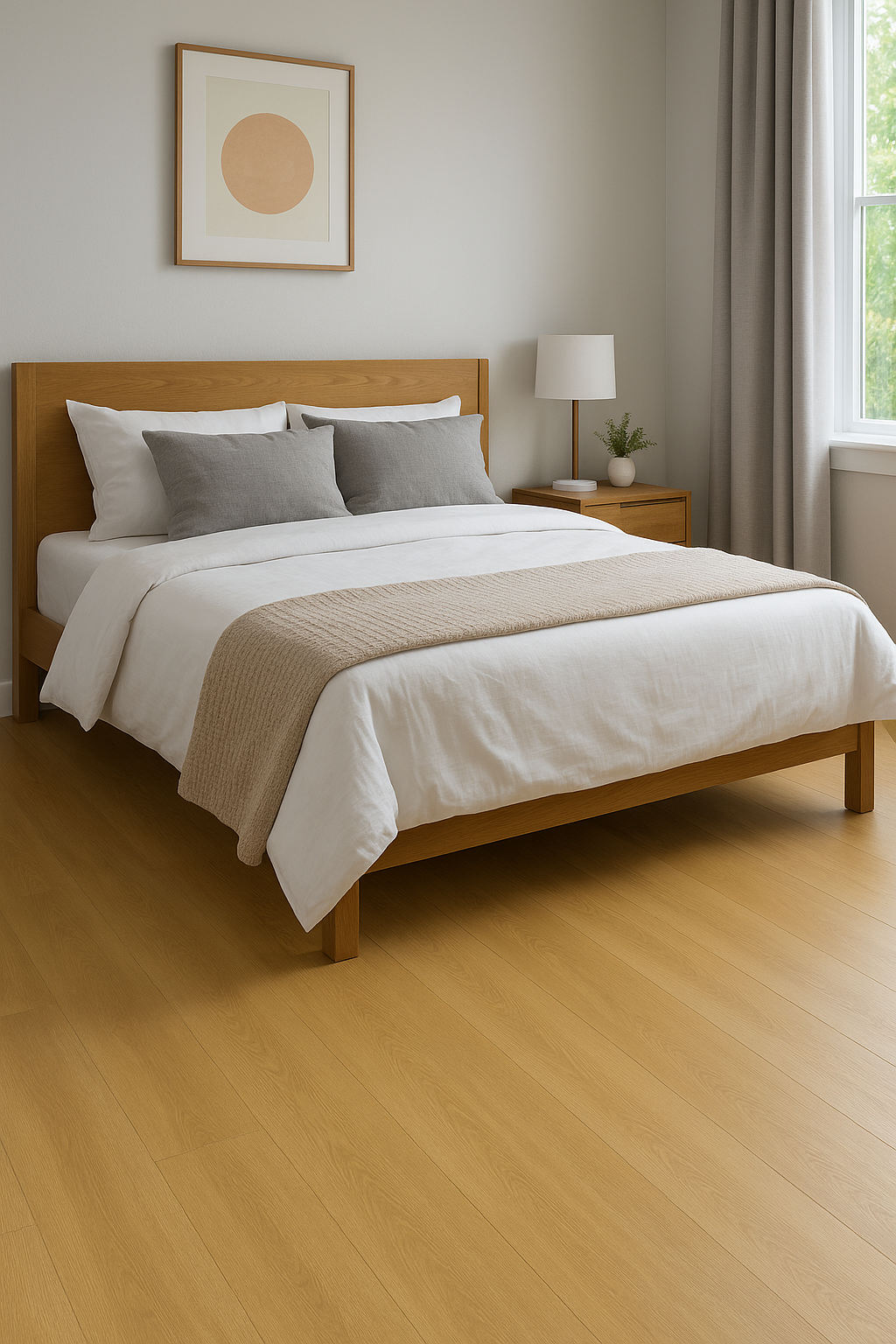 Montclair-Lapland Oak 6.5MM 22MIL 7" X 48" Click Lock Waterproof Luxury Vinyl Plank Flooring (19.16sqft/Box)