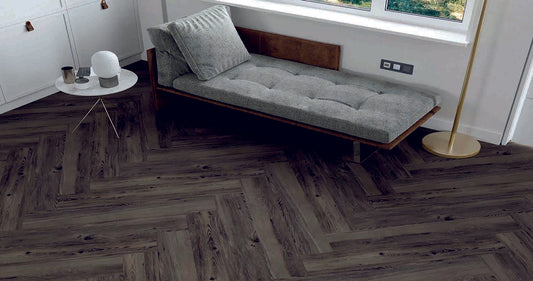 Deep Midnight  6.5MM 22MIL 7"W X 48"L Click Lock Waterproof Luxury Vinyl Plank Flooring (19.05 sq.ft./ctn)