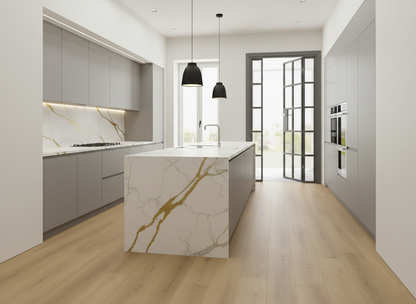 Citadel - Noa Oak 8MM 32MIL Wear layer Ceramic Shield Coating  9" X 48" Click Lock Waterproof Luxury Vinyl Plank Flooring (21.45 SQFT per box)