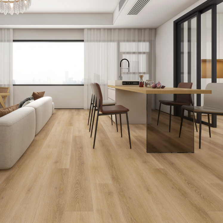 Alpine-Napali Oak 5MM 22MIL 7" X 48" Click Lock Waterproof Luxury Vinyl Plank Flooring (23.95sqft/Box)