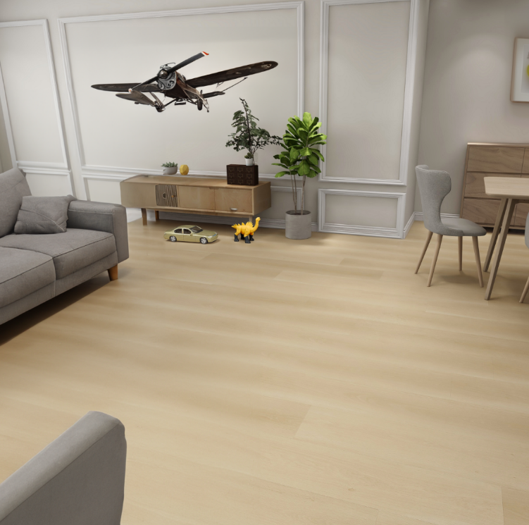 Alpine-Osage Oak 5MM 22MIL 7" X 48" Click Lock Waterproof Luxury Vinyl Plank Flooring (23.95sqft/Box)