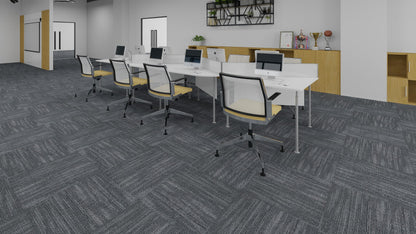Modentro Cloudbay 24x24 Multi-Level Loop Commercial Carpet Tile (72 sq ft/box)