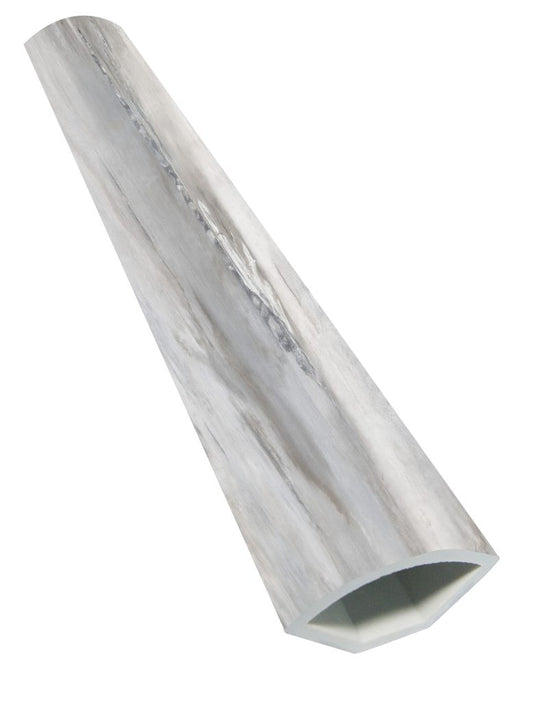 Rock-Pro Palissandro Quarter Round 0.59 in. T x 94.49 in. L x 1.1 in. W Vinyl Molding for Luxury Vinyl Flooring