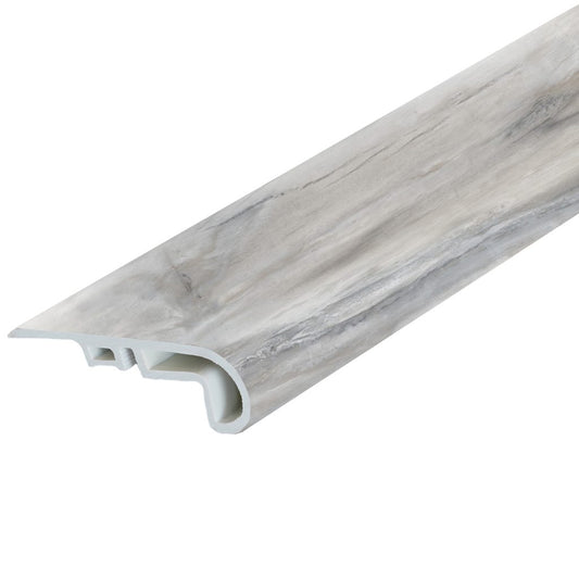 Rock-Pro Palissandro Stair Nose 0.71 in. T x 94.49 in. L x 2.17 in. W Vinyl Molding for Luxury Vinyl Flooring
