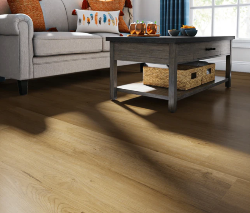 Alpine-Preston Oak 5MM 22MIL 7" X 48" Click Lock Waterproof Luxury Vinyl Plank Flooring (23.95sqft/Box)