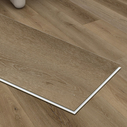 Alpine-Preston Oak 5MM 22MIL 7" X 48" Click Lock Waterproof Luxury Vinyl Plank Flooring (23.95sqft/Box)