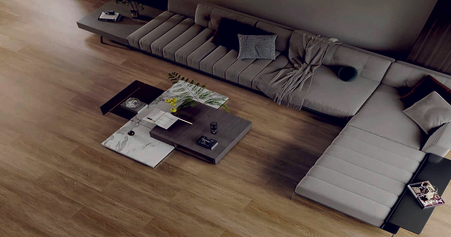 Pure Oak  6.5MM 22MIL 7"W X 48"L Click Lock Waterproof Luxury Vinyl Plank Flooring (19.05 sq.ft./ctn)