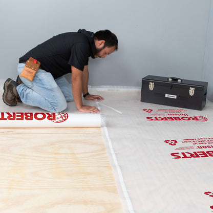 Roberts Unison Premium 2-in-1 Underlayment – 100 sq. ft. Roll (48 in. x 25 ft.)