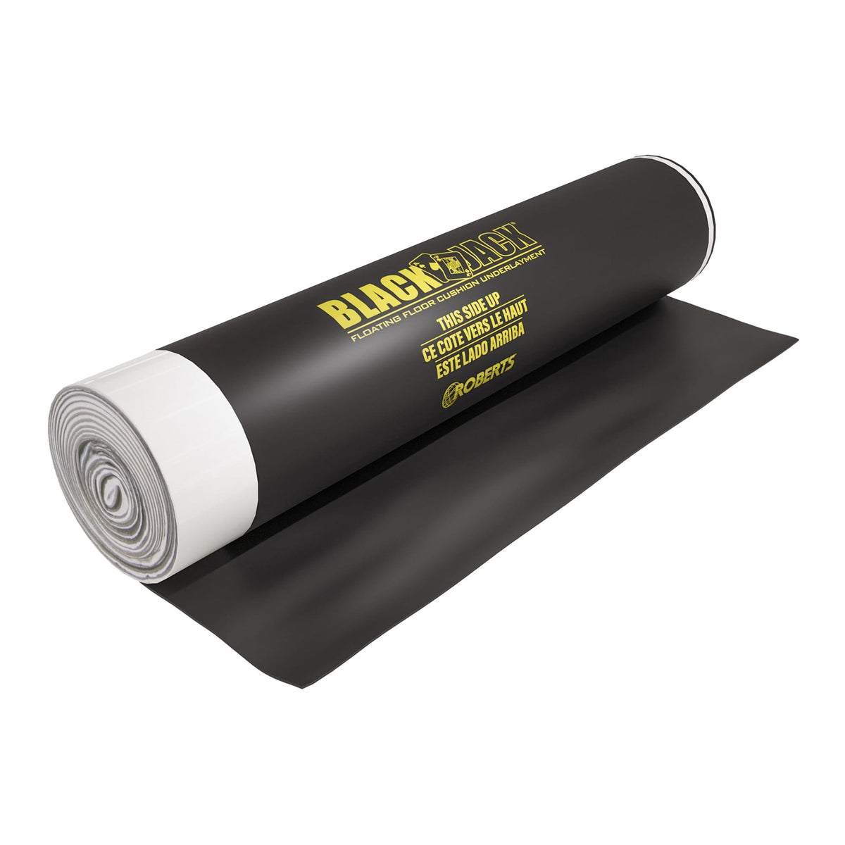 Roberts Black Jack 2-in-1 Underlayment – 100 sq. ft. Roll (43 in. x 28 ft.)