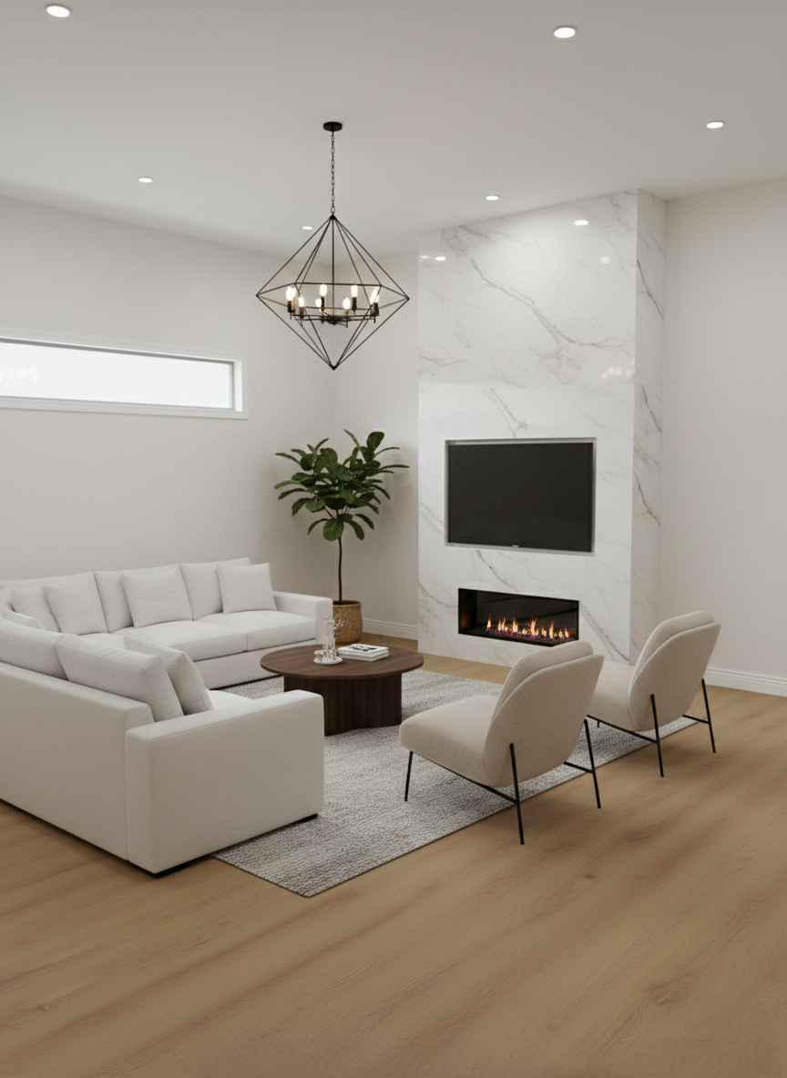 Citadel - Savona Oak 8MM 32MIL Wear layer Ceramic Shield Coating  9" X 48" Click Lock Waterproof Luxury Vinyl Plank Flooring (21.45 SQFT per box)