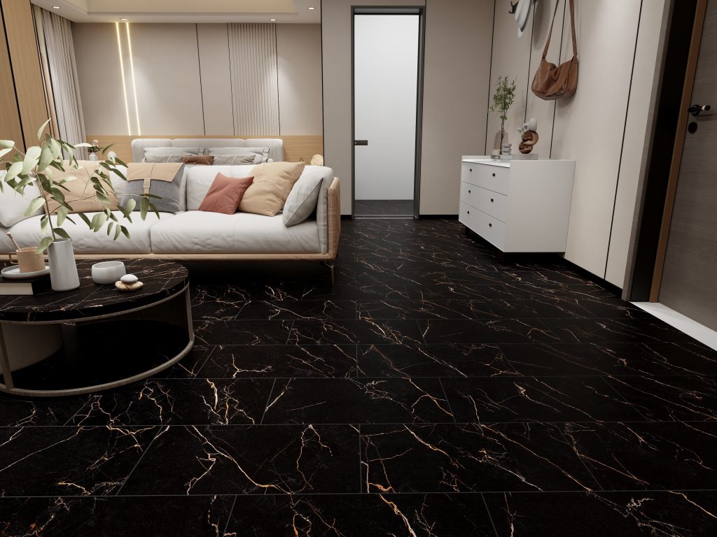Rock Pro Saint Lauren 12 in. x 24 in. 7mm Luxury Vinyl Plank Flooring, Click Lock, Waterproof, 22 MIL Wear Layer, 16.02 sq.ft/Box