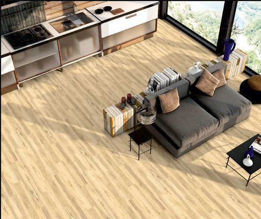 Maple Beige 6.5MM 20MIL 7" X 48" Click Lock Waterproof Luxury Vinyl Plank Flooring (19.05sqft/Box)