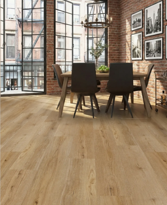 Montclair-Fiona Oak 6.5MM 22MIL Ceramic Coating 7" X 48" Click Lock Waterproof Luxury Vinyl Plank Flooring (19.16sqft/Box)