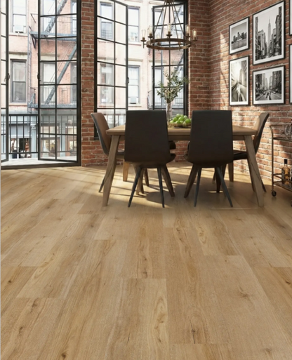 Montclair-Fiona Oak 6.5MM 22MIL Ceramic Coating 7" X 48" Click Lock Waterproof Luxury Vinyl Plank Flooring (19.16sqft/Box)