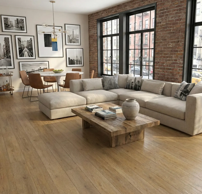 Montclair-Fiona Oak 6.5MM 22MIL Ceramic Coating 7" X 48" Click Lock Waterproof Luxury Vinyl Plank Flooring (19.16sqft/Box)