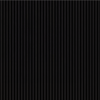 Black Silk fluted wood-slat acoustic wall panel