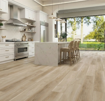 Montclair Dijon Oak 7 in. x 48 in. 6.5mm Ceramic Coating Luxury Vinyl Plank Flooring, Click Lock, Waterproof, 22 MIL Wear Layer, 19.16 sq.ft/Box