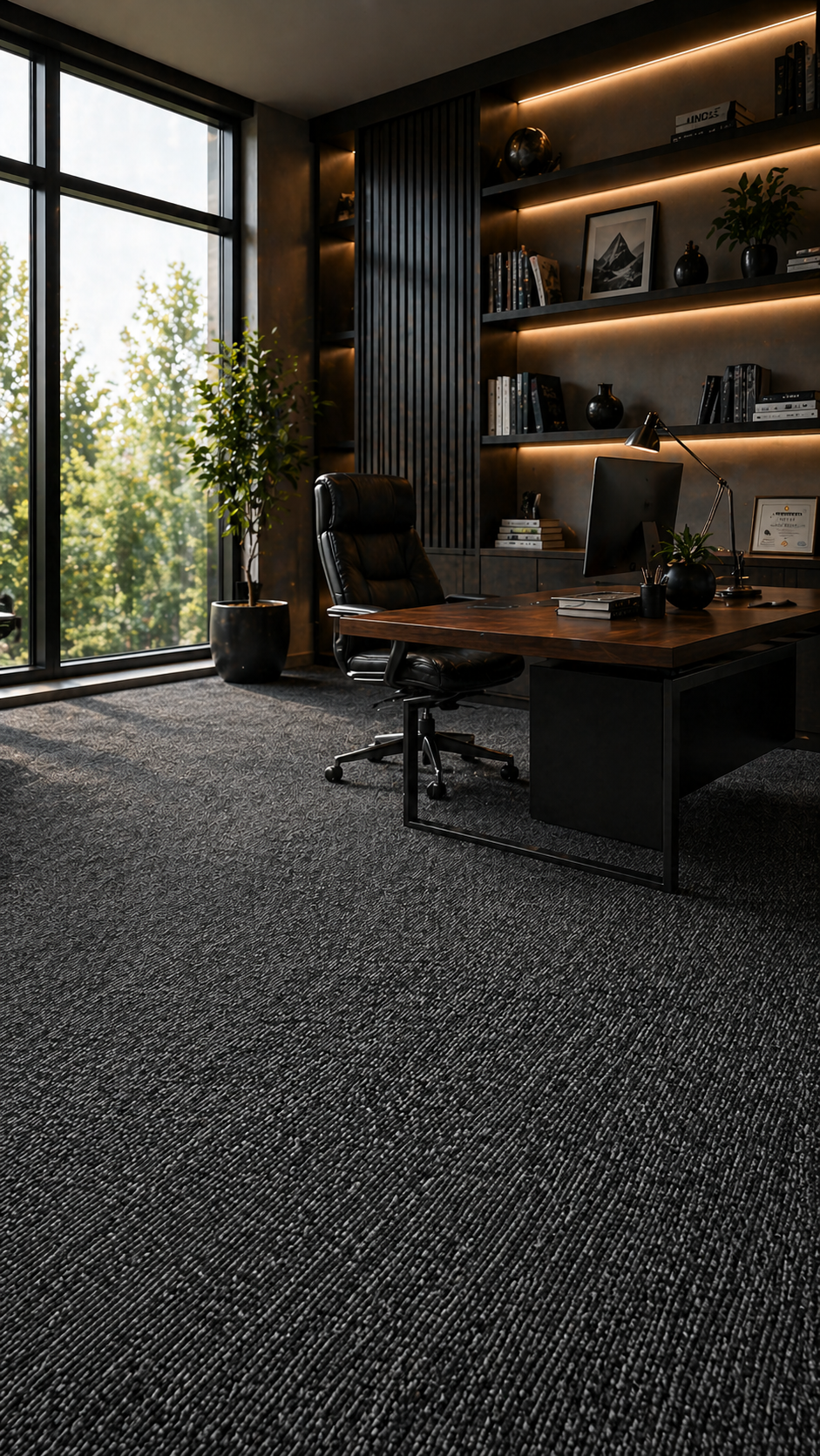 Modentro Shadow 24x24 Multi-Level Loop Commercial Carpet Tile (72 sq ft/box)