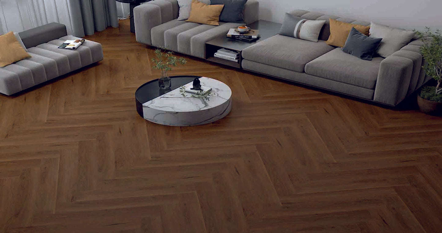 Timeless Oak  6.5MM 22MIL 7"W X 48"L Click Lock Waterproof Luxury Vinyl Plank Flooring (19.05 sq.ft./ctn)