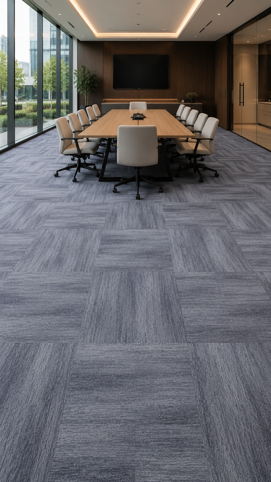 Modentro Cloudwave 24x24 Multi-Level Loop Commercial Carpet Tile (72 sq ft/box)