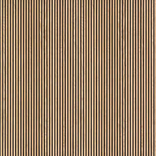 MSI-NATURAL 94.5 In. x 9.5 In. 3D Fluted Wood Slat Acoustic Sound Absorbing Wall Paneling (Set of 4)