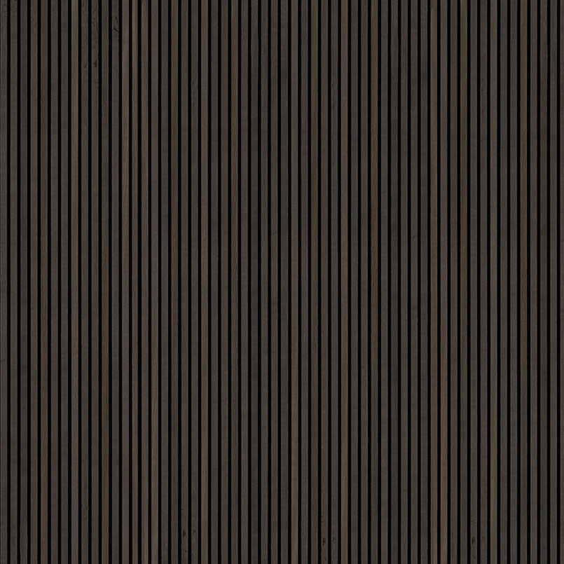 MSI-UMBER 94.5 In. x 9.5 In. 3D Fluted Wood Slat Acoustic Sound Absorbing Wall Paneling (Set of 4)