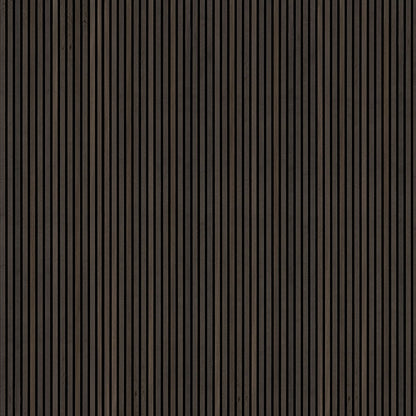 MSI-UMBER 94.5 In. x 9.5 In. 3D Fluted Wood Slat Acoustic Sound Absorbing Wall Paneling (Set of 4)