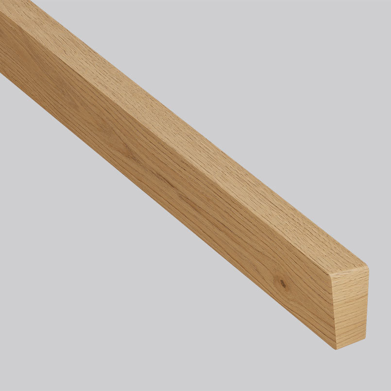 MSI Adriel Oak 0.75 in. T x 14.75 in. L x 1.85 in. W Wood Stair Tread Return Molding for Engineered Hardwood Flooring