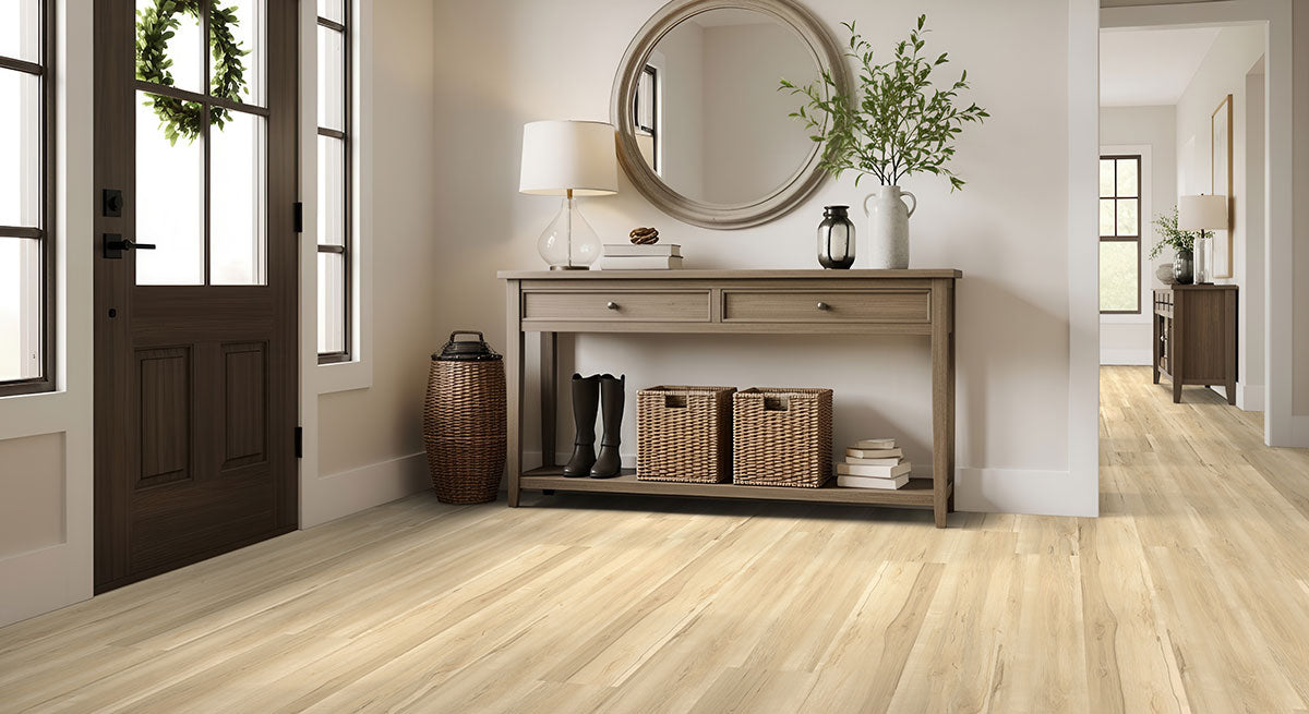 MSI Nove Akadia 9 in. x 48 in. 2mm Glue Down Luxury Vinyl Plank Flooring, Waterproof, 6 MIL Wear Layer